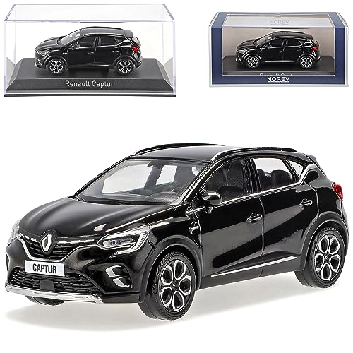 Norev Renautl Captur II Diamant Schwarz 2. Generation Ab 2020 1/43 Modell Auto mit individiuellem Wunschkennzeichen von Norev B-M-W