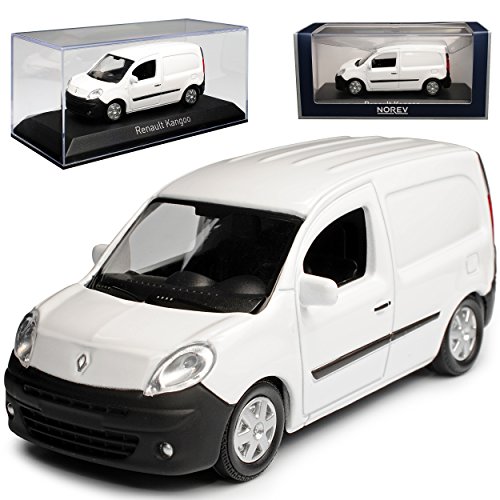 Norev Renautl Kangoo Typ W Transporter Kasten Weiss 2. Generation Ab 2008 1/43 Modell Auto mit individiuellem Wunschkennzeichen von Norev B-M-W