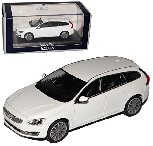 Norev Volvo V60 Kombi Kristall Weiss Ab Facelift 2013 1/43 Modell Auto von Norev B-M-W