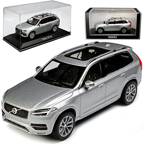 Norev Volvo XC90 SUV Electric Silber 2. Generation Ab 2015 1/43 Modell Auto mit individiuellem Wunschkennzeichen von Norev B-M-W