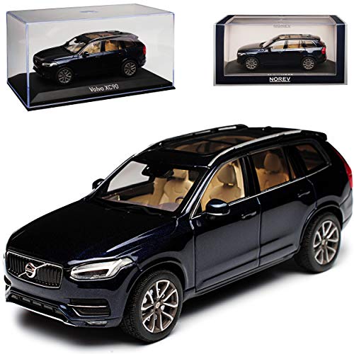 Norev Volvo XC90 SUV Magic Blau Fast Schwarz 2. Generation Ab 2015 1/43 Modell Auto Norev Volvo XC90 SUV Magic Blau Fast Schwarz 2. Generation Ab 2015 1/43 Modell Auto von Norev