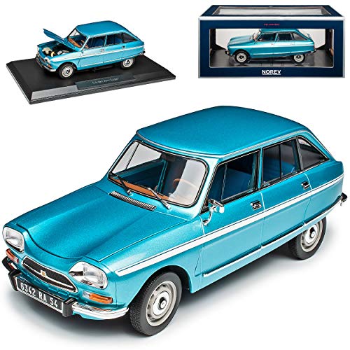 Citroen AMI Super Delta Blau Metallic Blau 1969-1978 1/18 Norev Modell Auto von Norev Citroen