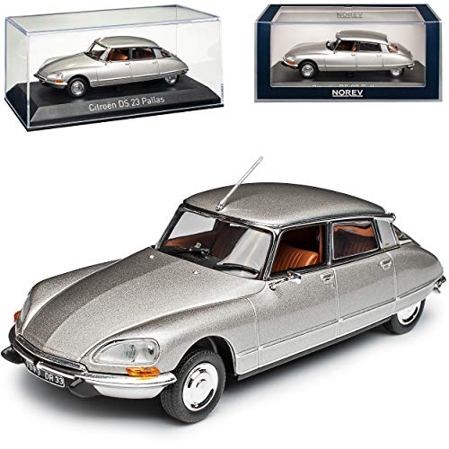 Citroen DS23 Pallas Limousine Silber Grau Metallic 1972-1975 1/43 Norev Modell Auto mit individiuellem Wunschkennzeichen von Norev Citroen