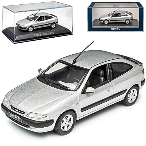 Citroen Xsara VTS Coupe 3 Türer Silber 1997-2006 1/43 Norev Modell Auto mit individiuellem Wunschkennzeichen von Norev Citroen