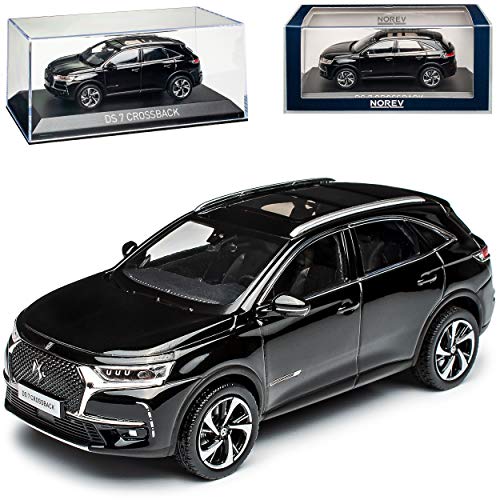 DS Automobiles Citroen DS7 Crossback Schwarz Ab 2017 1/43 Norev Modell Auto mit individiuellem Wunschkennzeichen von Norev Citroen