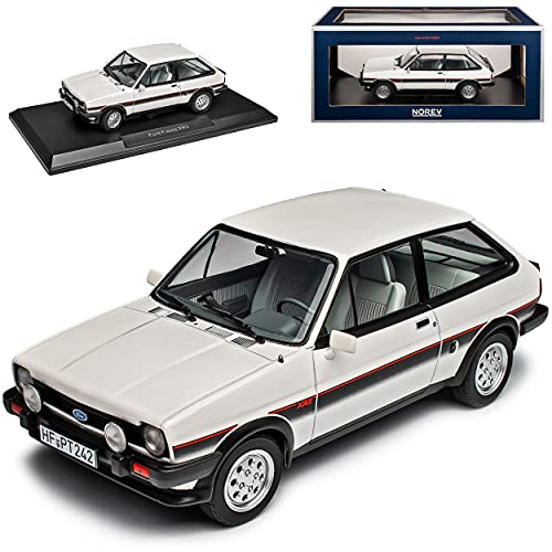 Ford Fiesta XR2 Weiss 1. Generation 1976-1983 1/18 Norev Modell Auto mit individiuellem Wunschkennzeichen von Norev Ford