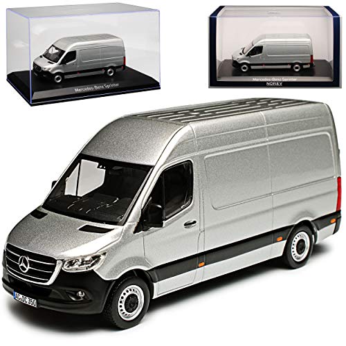 Mercedes-Benz Sprinter CS30 W907 W910 Transporter Kasten Silber 3. Generation Ab 2018 1/43 Norev Modell Auto von Norev Mercedes-Benz