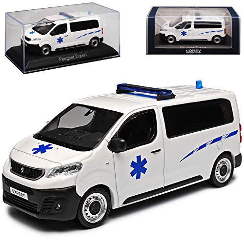 Peugeot Expert Personen Transporter Krankenwagen Ambulance Weiss 3. Generation Ab 2016 1/43 Norev Modell Auto von Norev Peugeot