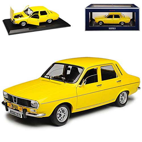 Renautl 12 TS Limousine Gelb 1969-1980 1/18 Norev Modell Auto von Norev Renault