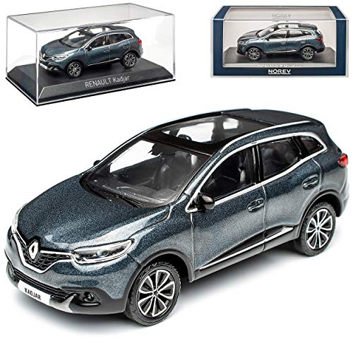 Renautl Kadjar Titanium Grau Metallic Ab 2015 1/43 Norev Modell Auto mit individiuellem Wunschkennzeichen von Norev Renault