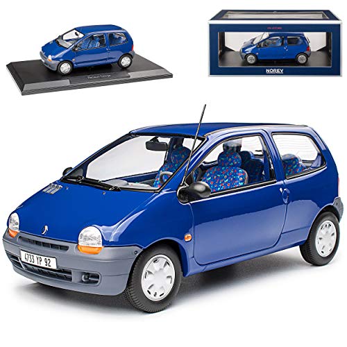 Renautl Twingo I Blau 1. Generation 1993-2007 1/18 Norev Modell Auto mit individiuellem Wunschkennzeichen von Norev Renault