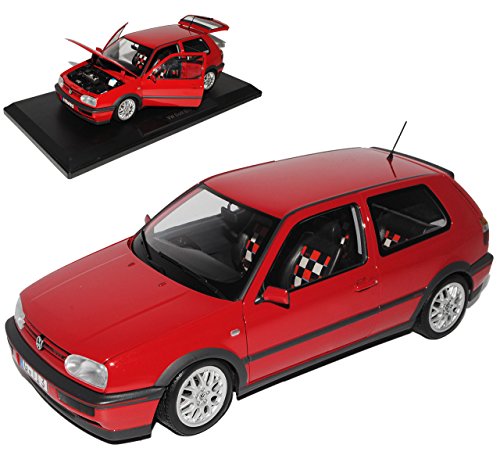 Volkwagen Golf III G-T-I Rot 3 Türer 20 Jahre Edition 1991-1997 1/18 Norev Modell Auto von Norev VW