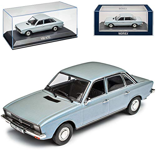 Volkwagen K70 Limousine Hell Blau Grau Metallic 1970-1975 1/43 Norev Modell Auto von Norev VW