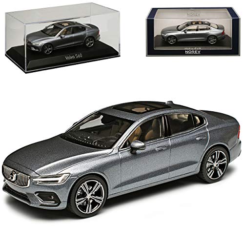 Volvo S60 Limousine Osmium Grau 3. Generation Ab 2018 1/43 Norev Modell Auto mit individiuellem Wunschkennzeichen von Norev Volvo