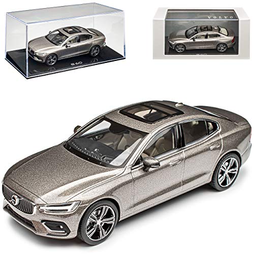 Volvo S60 Limousine Pebble Grau 3. Generation Ab 2018 1/43 Norev Modell Auto von Norev Volvo