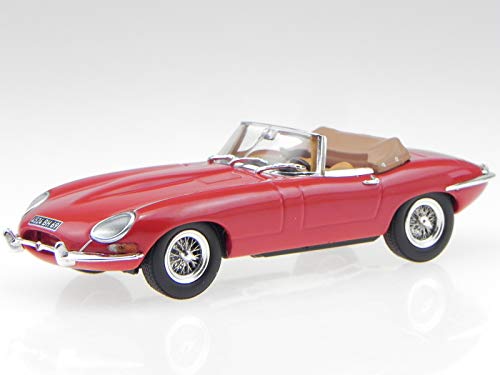 Jaguar E-Type Cabriolet karminrot 1961 Modellauto 270062 Norev 1:43 von Norev