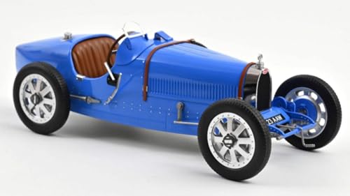 Modell in Maßstab Norev kompatibel mit BUGATTI T35 1925 BLUE 1:12 Modell SCALE NV125705 241220 von Norev