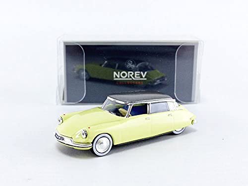 Norev 157085 Citroën DS 19 1958 - Jonquille Yellow - 1:87 - NDH - OVP von Norev