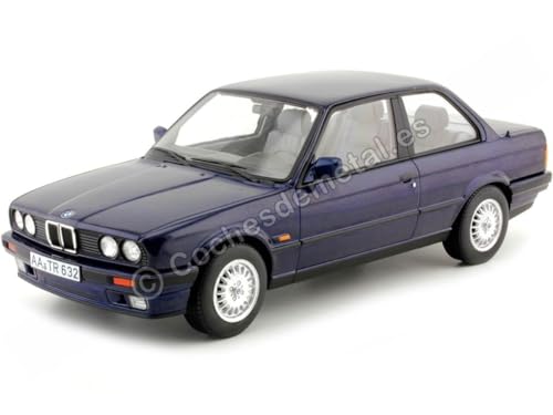 Norev 183201 BMW 325i 1988 blau metallic Maßstab 1:18 Modellauto von Norev