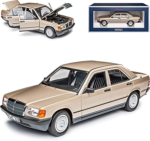 Norev 183821 - Mercedes 190 E (1982) - Smoke Silver. L.E. 1:18 von Norev