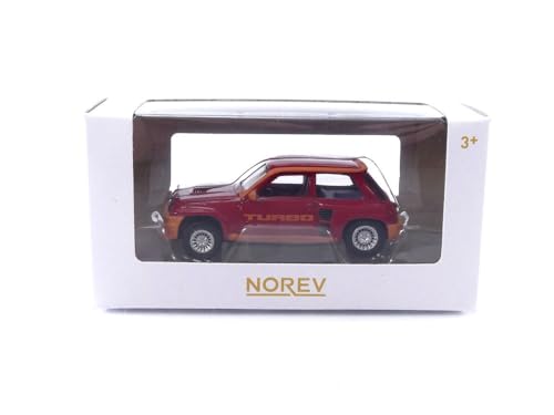 Norev - Ren 5 Turbo - 1980-1/54, Red Granat von Norev