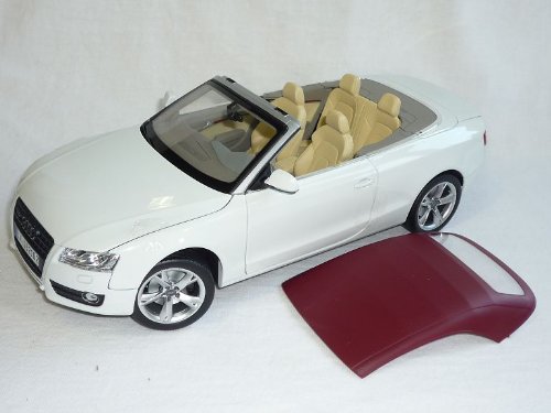 Norev A*U*D*I A5 Cabrio 2009 Weiss 1/18 Modellauto Modell Auto von Norev