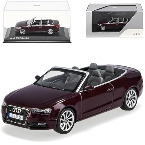 Norev A*U*D*I A5 Cabrio Shiraz Rot Braun Facelift Ab 2011 1/43 Modell Auto Norev A*U*D*I A5 Cabrio Shiraz Rot Braun Facelift Ab 2011 1/43 Modell Auto von Norev