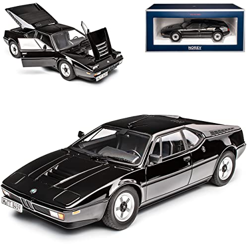 Norev B-M-W M1 E26 Coupe Schwarz 1978-1981 1/18 Modell Auto von Norev B-M-W