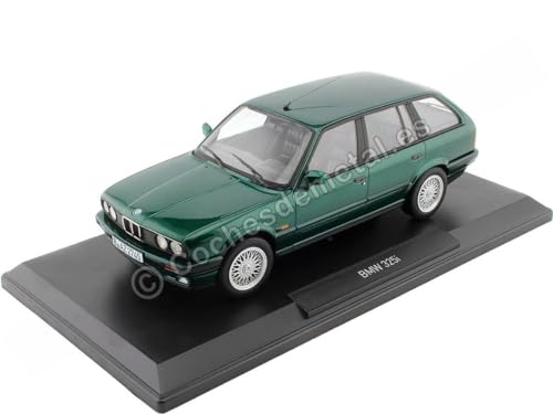 Norev BMW 325i E30 Touring Kombi 1990 grün metallic Modellauto 1:18 von Norev