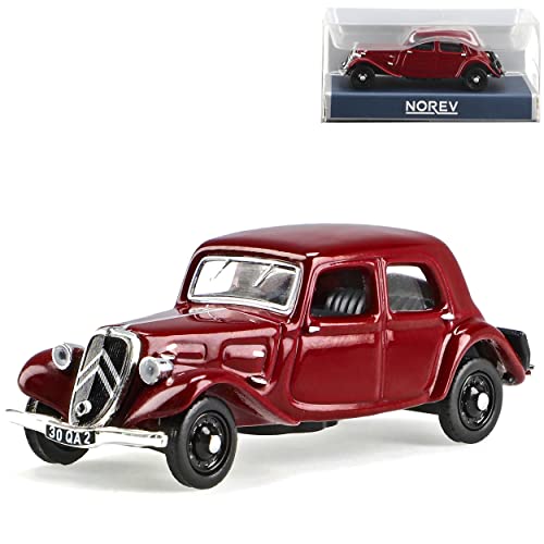 Norev Citroen 11 AL Rot Braun H0 1/87 Modell Auto von Norev B-M-W