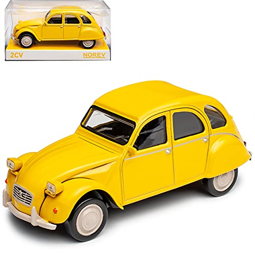 Norev Citroen 2CV 6 Club Mimosa Gelb Ente 1949-1990 1/43 Modell Auto mit individiuellem Wunschkennzeichen von Norev B-M-W