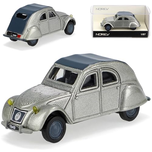 Norev Citroen 2cv 2 Cv Grau 1/87 Modellauto Model Auto von Norev