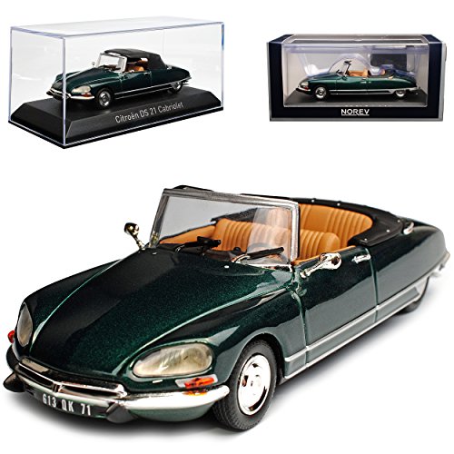 Norev Citroen DS21 Cabrio Grün 1965-1972 1/43 Modell Auto mit individiuellem Wunschkennzeichen von Norev B-M-W