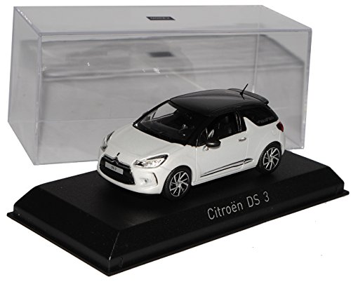 Norev Citroen DS3 Coupe 3 Türer Weiss Ab 2014 1/43 Modell Auto mit individiuellem Wunschkennzeichen von Norev B-M-W