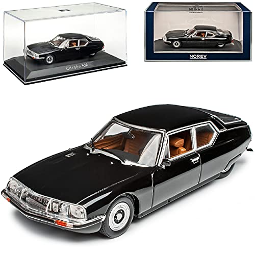 Norev Citroen SM Coupe Schwarz 1970-1975 1/43 Modell Auto von Norev B-M-W