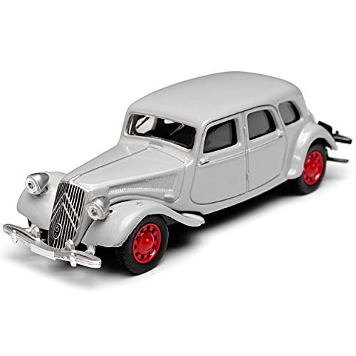 Norev Citroen Traction 15 6 Grau 1939 1/64 Modell Auto von Norev B-M-W