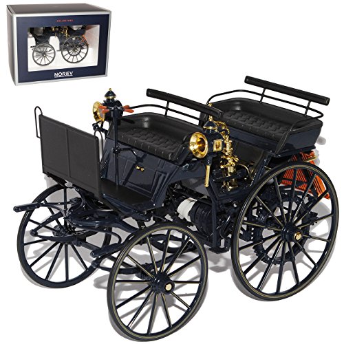 Norev Daimler Motorkutsche 1886 Schwarz 1/18 Modell Auto von Norev B-M-W