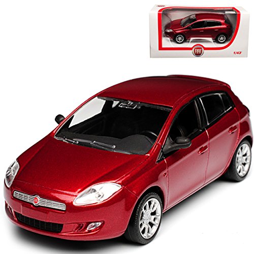 Norev FIAT Bravo Typ 198 Rot 5 Türer 2. Generation 2007-2014 1/43 Modell Auto mit individiuellem Wunschkennzeichen von Norev B-M-W