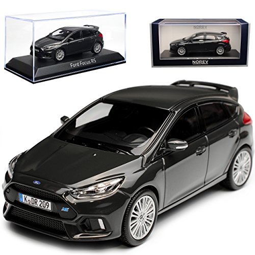 Norev Ford Focus RS Schwarz Grau 5 Türer 3. Generation Ab 2010 Ab Facelift 2015 1/43 Modell Auto von Norev B-M-W