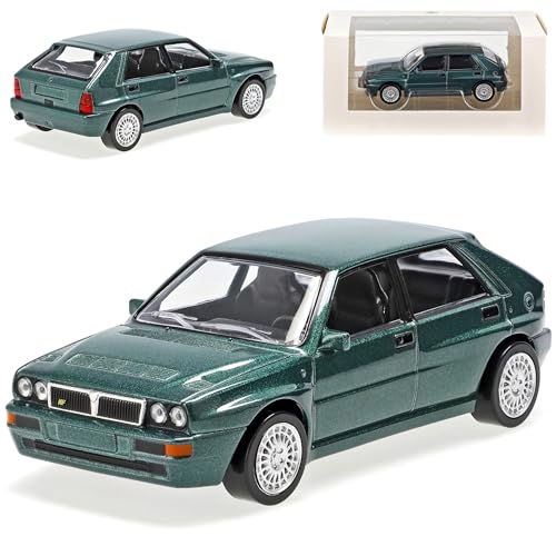 Norev Lancia Delta I Typ 831 HF Integrale 16V Evo II Dunkel Grün Metallic 1. Generation 1979-1994 1/43 Modell Auto von Norev