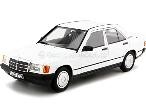 Norev Mercedes 190 E W201 1984 weiß Modellauto 1:18 von Norev