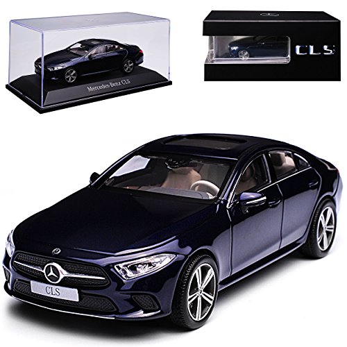 Norev Mercedes-Benz CLS C257 Coupe Limousine Cavansit Blau Metallic Ab 2018 1/43 Modell Auto mit individiuellem Wunschkennzeichen von Norev B-M-W