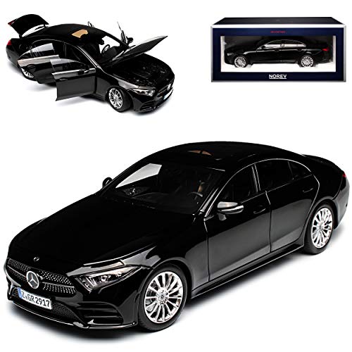 Norev Mercedes-Benz CLS C257 Coupe Limousine Schwarz Ab 2018 1/18 Modell Auto mit individiuellem Wunschkennzeichen von Norev B-M-W