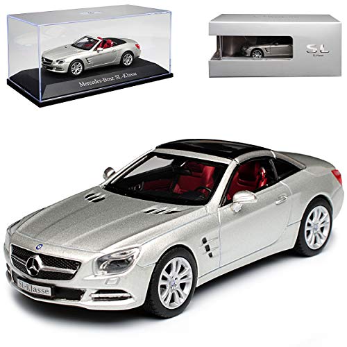 Norev Mercedes-B SL-Klasse R231 Cabrio mit Hard Top Iridium Silber Ab 2012 1/43 Modell Auto von Norev B-M-W