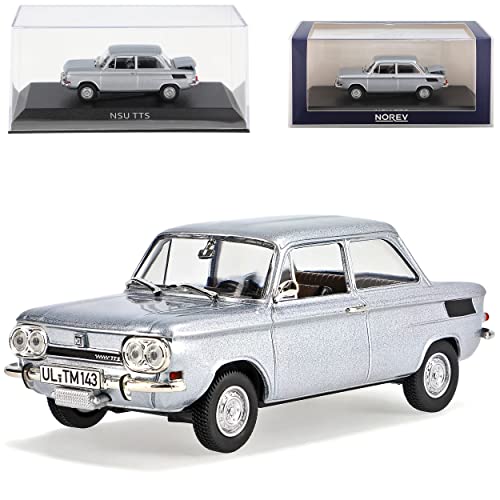 Norev NSU TTS Silber 1965-1972 1/43 Modell Auto mit individiuellem Wunschkennzeichen von Norev B-M-W