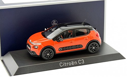 Norev NV155266 2016 Citroen C3 2016-Power Orange-L.E 500 Stück, Maßstab 1:43 von Norev