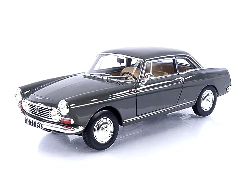 Norev NV184834 1:18 Peugeot 404 Coupé 1967-Graphitgrau Sammelmodell, Multi von Norev