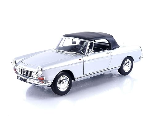 Norev NV184835 1:18 Peugeot 404 Cabriolet 1967 Silber Sammelmodell, Multi von Norev