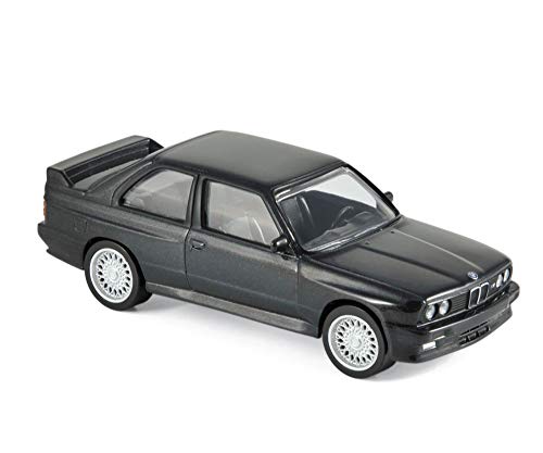 Norev NV350009 Maxijet BMW M3 E30 1986 Druckgussmodell, schwarz, Maßstab 1:43 von Norev