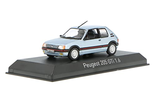 Norev 1:43 Peugeot 205 GTI 1.6 1988 - Topaze Blue von Norev